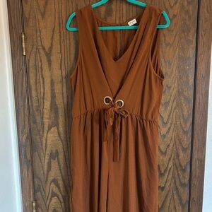 Winslow Wide Leg Cropped Jumpsuit size 2X